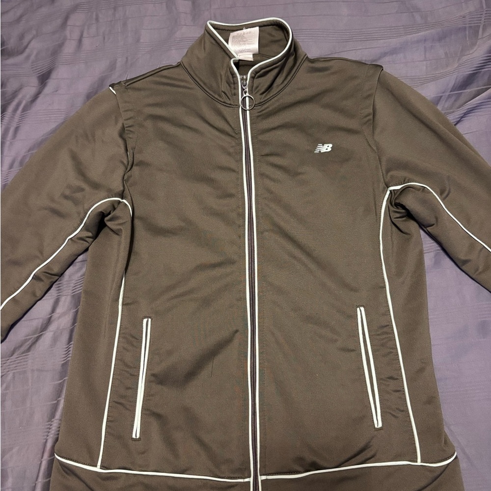 New Balance Brown and White Performance Jacket
